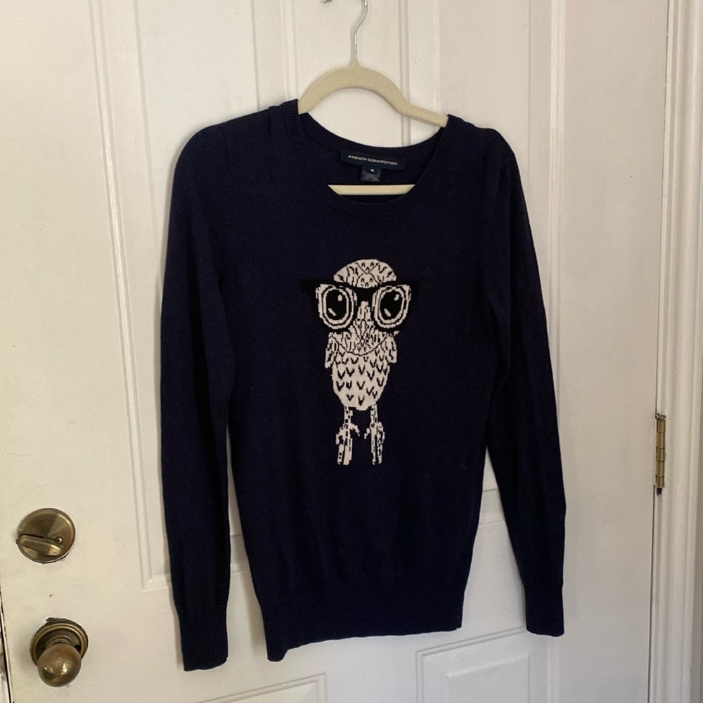 French Connection Owl Sweater